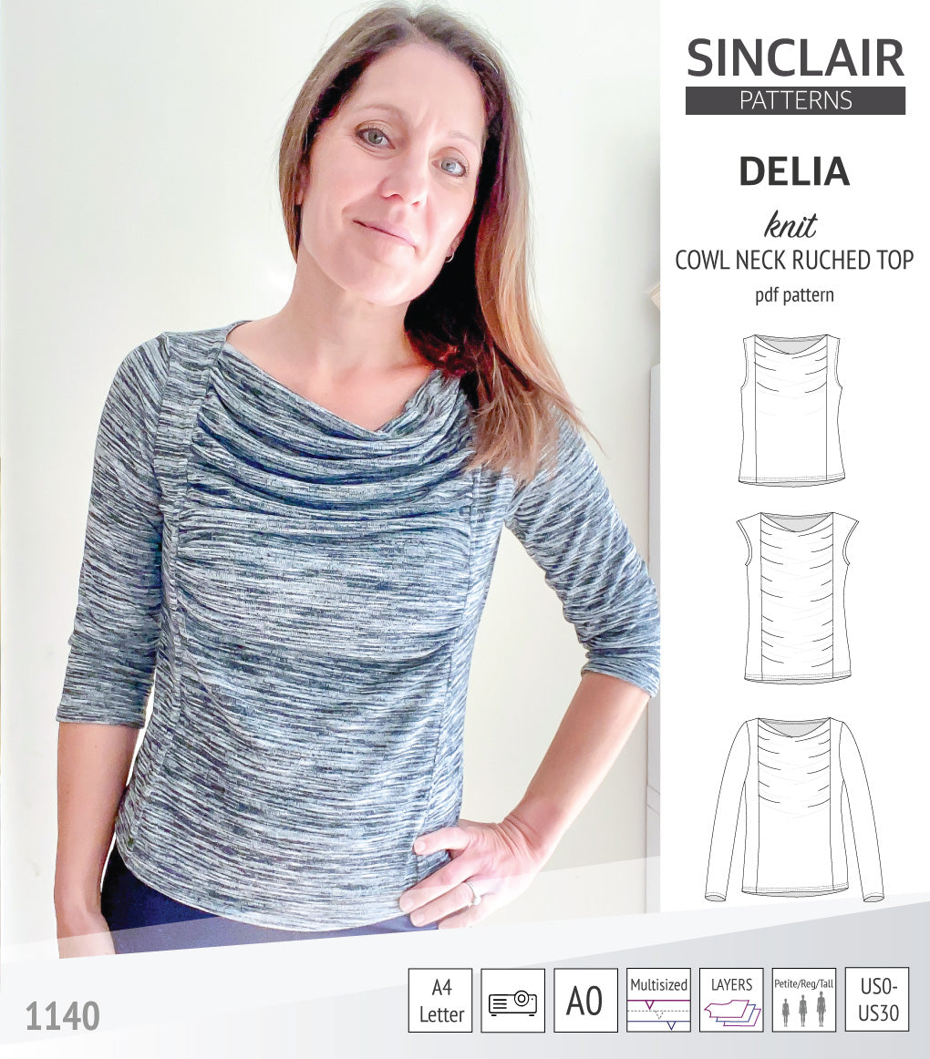 ruched neck top