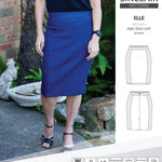 Pdf sewing pattern S1015 Elle panelled skirt Sinclair Patterns