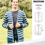 Pdf Sewing pattern S9006 Everton knit cardigan for men