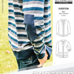 Pdf Sewing pattern S9006 Everton knit cardigan for men