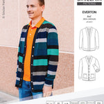 Pdf Sewing pattern S9006 Everton knit cardigan for men