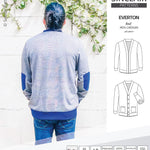 Pdf Sewing pattern S9006 Everton knit cardigan for men