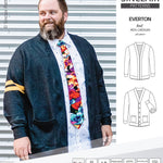 Pdf Sewing pattern S9006 Everton knit cardigan for men