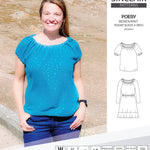 Sinclair Patterns S1085 Poesy peasant style blouse tunic and dress for woven and knit fabrics