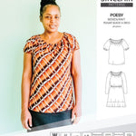 Sinclair Patterns S1085 Poesy peasant style blouse tunic and dress for woven and knit fabrics
