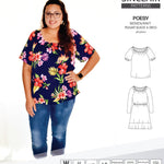 Sinclair Patterns S1085 Poesy peasant style blouse tunic and dress for woven and knit fabrics
