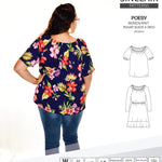 Sinclair Patterns S1085 Poesy peasant style blouse tunic and dress for woven and knit fabrics
