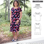 Sinclair Patterns S1085 Poesy peasant style blouse tunic and dress for woven and knit fabrics