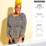 Sinclair Patterns S1085 Poesy peasant style blouse tunic and dress for woven and knit fabrics