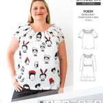 Sinclair Patterns S1085 Poesy peasant style blouse tunic and dress for woven and knit fabrics