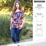Sinclair Patterns S1085 Poesy peasant style blouse tunic and dress for woven and knit fabrics