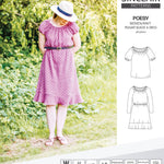 Sinclair Patterns S1085 Poesy peasant style blouse tunic and dress for woven and knit fabrics