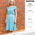 Sinclair Patterns S1085 Poesy peasant style blouse tunic and dress for woven and knit fabrics