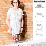 Sinclair Patterns S1085 Poesy peasant style blouse tunic and dress for woven and knit fabrics