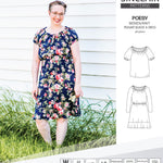 Sinclair Patterns S1085 Poesy peasant style blouse tunic and dress for woven and knit fabrics