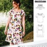 Sinclair Patterns S1085 Poesy peasant style blouse tunic and dress for woven and knit fabrics