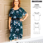 Sinclair Patterns S1085 Poesy peasant style blouse tunic and dress for woven and knit fabrics