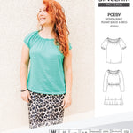 Sinclair Patterns S1085 Poesy peasant style blouse tunic and dress for woven and knit fabrics