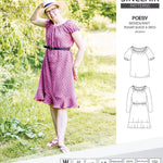 Sinclair Patterns S1085 Poesy peasant style blouse tunic and dress for woven and knit fabrics