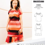 Sinclair Patterns S1085 Poesy peasant style blouse tunic and dress for woven and knit fabrics