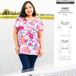 Sinclair Patterns S1085 Poesy peasant style blouse tunic and dress for woven and knit fabrics