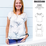 Sinclair Patterns S1085 Poesy peasant style blouse tunic and dress for woven and knit fabrics