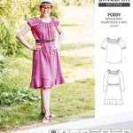 Sinclair Patterns S1085 Poesy peasant style blouse tunic and dress for woven and knit fabrics