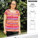 Sinclair Patterns S1085 Poesy peasant style blouse tunic and dress for woven and knit fabrics