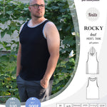 Sinclair Patterns 9004 Rocky knit tank for men pdf sewing pattern