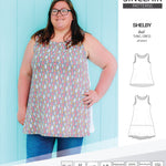 Tank top tunic for knit fabrics pdf sewing pattern by Sinclair Patterns