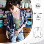 PDF Sewing pattern Sinclair Patterns S1048 Sydney cocoon style knit cardigan with pockets