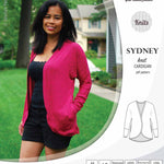 PDF Sewing pattern Sinclair Patterns S1048 Sydney cocoon style knit cardigan with pockets