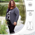 PDF Sewing pattern Sinclair Patterns S1048 Sydney cocoon style knit cardigan with pockets