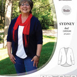 PDF Sewing pattern Sinclair Patterns S1048 Sydney cocoon style knit cardigan with pockets