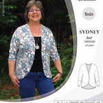 PDF Sewing pattern Sinclair Patterns S1048 Sydney cocoon style knit cardigan with pockets