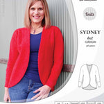 PDF Sewing pattern Sinclair Patterns S1048 Sydney cocoon style knit cardigan with pockets