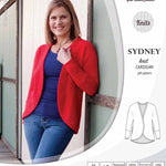 PDF Sewing pattern Sinclair Patterns S1048 Sydney cocoon style knit cardigan with pockets