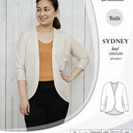 PDF Sewing pattern Sinclair Patterns S1048 Sydney cocoon style knit cardigan with pockets