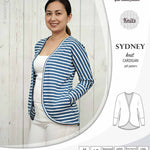 PDF Sewing pattern Sinclair Patterns S1048 Sydney cocoon style knit cardigan with pockets