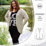 PDF Sewing pattern Sinclair Patterns S1048 Sydney cocoon style knit cardigan with pockets