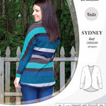 PDF Sewing pattern Sinclair Patterns S1048 Sydney cocoon style knit cardigan with pockets