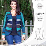 PDF Sewing pattern Sinclair Patterns S1048 Sydney cocoon style knit cardigan with pockets