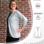 PDF Sewing pattern Sinclair Patterns S1048 Sydney cocoon style knit cardigan with pockets