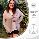 PDF Sewing pattern Sinclair Patterns S1048 Sydney cocoon style knit cardigan with pockets