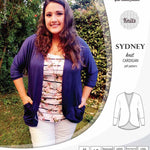 PDF Sewing pattern Sinclair Patterns S1048 Sydney cocoon style knit cardigan with pockets