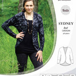 PDF Sewing pattern Sinclair Patterns S1048 Sydney cocoon style knit cardigan with pockets