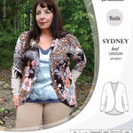 PDF Sewing pattern Sinclair Patterns S1048 Sydney cocoon style knit cardigan with pockets