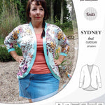 PDF Sewing pattern Sinclair Patterns S1048 Sydney cocoon style knit cardigan with pockets