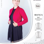 Pdf sewing pattern Bianca knit bolero, shrug, cropped cardigan by Sinclair Patterns