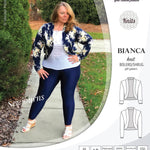 Pdf sewing pattern Bianca knit bolero, shrug, cropped cardigan by Sinclair Patterns